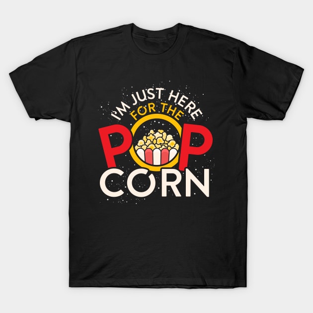 Cinema Snack Popcorn T-Shirt by ShirtsShirtsndmoreShirts